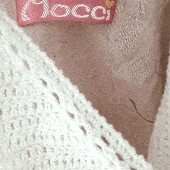 Pink White Knitted Strappy Top - Picture 5 of 5